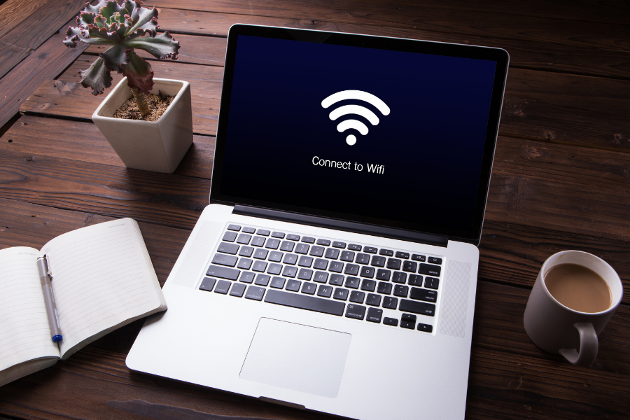 Ensure a wifi connection on laptop when working remotely from your RV